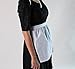 White Fabric Simple Pioneer Apron & Bonnet Set