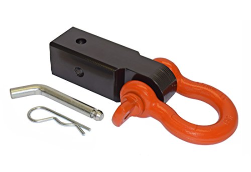 Enhanced Tow Strap Shackle Mount (TSM-2525-D) For 2-1/2 Inch Receivers - Made In U.S.A.