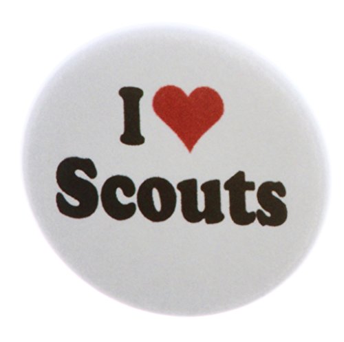 A&T Designs I love Scouts 1.25" Pinback Button Pin