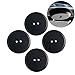 Dewhel Jack Pad Adapter Billet Anodized Black Aluminum Floor Jack For Corvette C7/C6 Premium bolt on Jack Points - 4 pack
