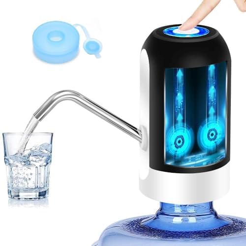 Myvision Water Bottle Dispenser 5 Gallon Pump USB Charging Automatic ...