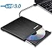 Haiway External CD/DVD Drive for Laptop, Type C USB 3.0 Portable CD Drive Slim CD DVD ROM Rewriter Burner Player for Laptop Desktop MacBook PC Windows Linux Mac OS