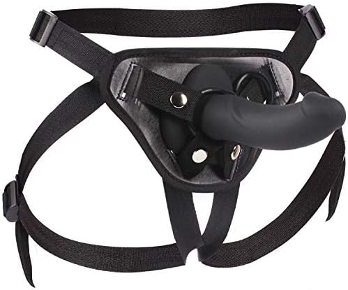 SXZHSMY001 Feel Like The Same Quiet Power 5.7in Oversized Insertable Stráp Ǒn Hárněss For Female Couples, (Color : Black)