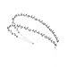 SWEETV Bridal Headband Tiara Crystal Hair Band Rhinestone Wedding Headpiece Hair Accessories for Women, Double Band Silver