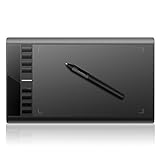 Ugee M708 Art Design Graphics Drawing Tablet with 10x6 Inch Active Area -Black