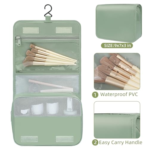 BAGAIL 8 Set Packing Cubes Various Sizes Packing Organizer for Travel Accessories Luggage Carry On Suitcase - Matcha Green
