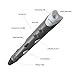 CCTREE 3D Printer Printing Pen for Kids Art & Craft Making 3D Drawing Modeling and Education with 3 Rolls Filament Refills and 1PCS Spatula (Grey)