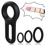 Cock Rings Toy Penis Rings Set, PALOQUETH Male Adult Sex Toy for Penis with Stretchy Premium Silicone for Better Longer Harder Stronger Erection (4 Pieces)