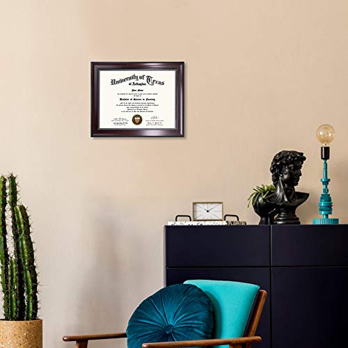 GraduationMall 8.5x11 Certificate Diploma Frame, UV Protection Acrylic