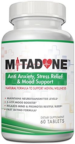 Mitadone A|S|M Anxiety,Stress Relief &amp; Mood Support.All Natural Formula to Support Mental Wellness, 90 Capsules