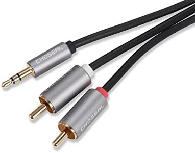 CHOSEAL 3.5mm Male to Male AUX Audio Cable for iPhone/Smart phones, iPod/MP3, iPad/Tablet, Car Stereo, PC, Speaker &amp; Headset