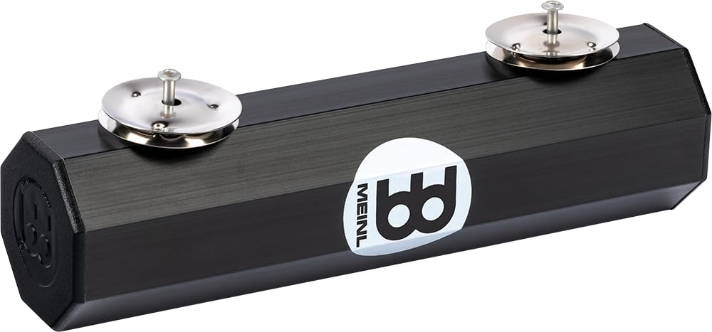 Meinl Percussion Aluminum Jingle Shaker - Medium - Octagonal Shape - Musical Instrument - Aluminum, Black (JS88BK)