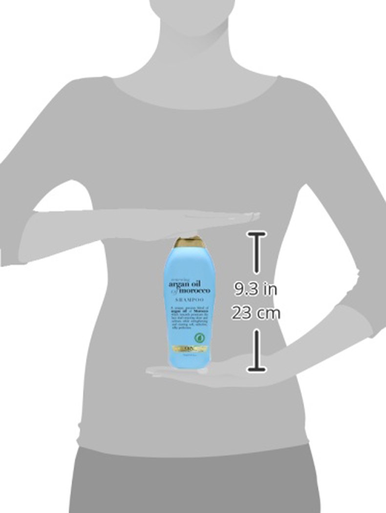 OGX Renewing + Argan Oil of Morocco Hydrating Hair Shampoo, Cold-Pressed Argan Oil to Help Moisturize, Soften & Strengthen Hair, Paraben-Free with Sulfate-Free Surfactants, 25.4 fl oz: Beauty