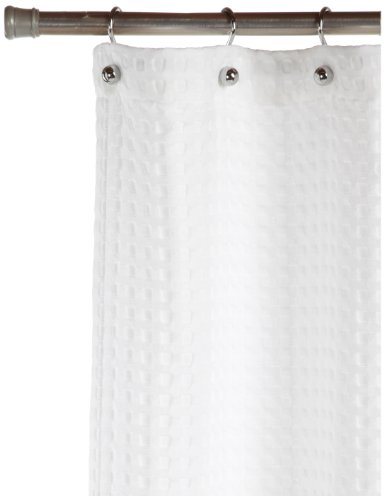 50 Off Peacock Alley Waffle Shower Curtain White Iccasap Com