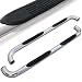Spec-D Tuning SSB3-F15004SCS2-WB Ford F150 SuperCab Chrome S/S 3" Running Boards Side Step Nerf Bar