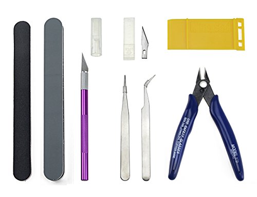 BXQINLENX 8 PCS Gundam Modeler Basic Tools Craft Set For Car Model Assemble Building(D)