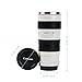 Coffee Mug Camera Lens Cup - EyreLife Stainless Steel Insulated Tumbler Coffee Cup (Modeling EF 70-200mm 1:1 USM Lens) Great Gift for A Photo Enthusiast, White