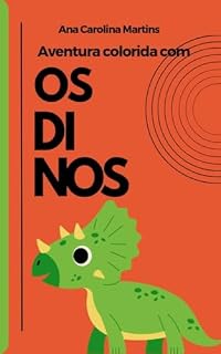 Livro Aventura colorida com os dinos!