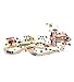 PlanToys City Road and Rail Roadway Set