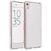 Sony Xperia X Case, RaxnWell [Shockproof] Crystal Clear [Transparent] Acrylic Plastic Back Panel and TPU Frame Stylish Phone Case for Sony X (Pink Crystal)