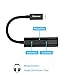 Lightning to 3.5 mm Headphone Jack Adapter, Ofspower 2 in 1 Lightning to 3.5mm Aux Audio and Charger Adapter with Music Control for iPhone 7/7 Plus/8/8 Plus/X