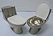 3 Toilet Novelty Table Lighter - 1551-3