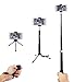 Phone Tripod, Fotopro Bluetooth Selfie Stick with Tripod for iPhone 7 7plus 6s 6 and Other Smartphones, Camera, Gopro, Bluetooth Remote Shutter + Smartphone Adapter