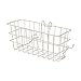 DMI Snap-On Walker Basket - Rust-Resistant Coating, White