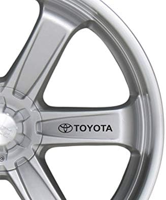 6 x Car Alloy Wheel Sticker fits Toyota Logo Bodywear Decal Adhesive
