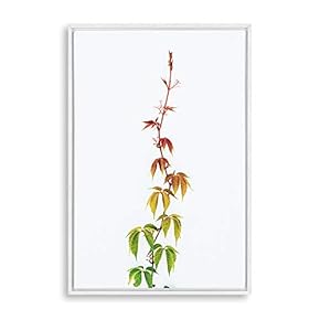Framed Canvas Wall Art Green Plants Canvas Prints Home Artwork Decoration for Living Room,Bedroom - 16x24 inches