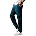 HOEREV Men Casual Beach Trousers linen  Summer Pants, Beige, X-Large