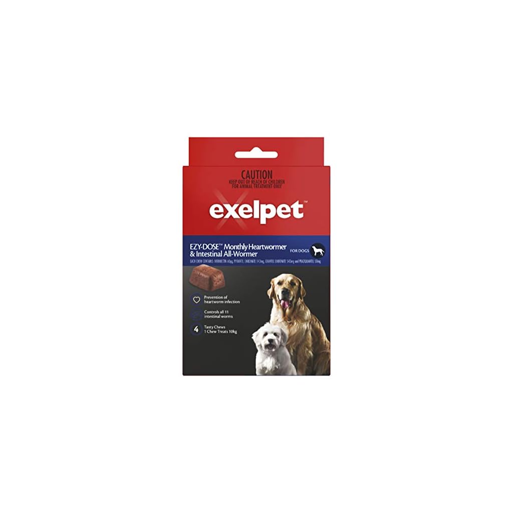 exelpet monthly flea intestinal and heartworm treatment