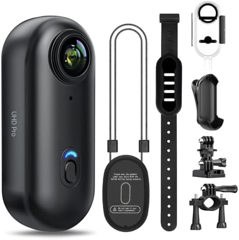 LENND 4k Action Camera,Mini Vlogging Camera,Small Body Camera with