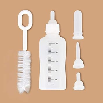 Amazon Yosoo 哺乳瓶 ミルク哺乳瓶 子犬 仔猫 乳首付き 餌やり 水やり 授乳犬猫介護 ミルク ボトルセット 餌やり 水やり 薬 介護 栄養補給 水分補給 小動物用 哺乳 看護用品 5pcs 透明 Yosoo 哺乳用品 通販