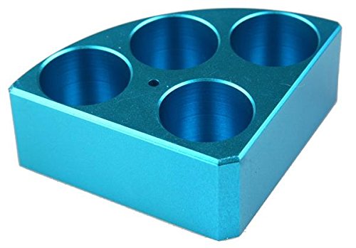 Camlab 1189936 Quarter Pie with 4 Holes for Reaction Vessels, MS Hotplate Stirrers, 30 mm, 28 mm Depth, 30 mL