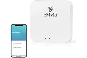 eMylo Zigbee Hub Gateway, 2 in 1 Zigbee 3.0 Bluetooth Tuya Smart Gateway Work with Smart Life and Tuya APP, Compatible with Alexa and Google Assistant, Only Support Tuya Smart Devices