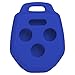 Keyless2Go Replacement for New Silicone Cover Protective Case for Remote Key Fobs with FCC CWTWB1U811 - Blue