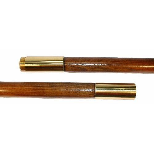 Online Stores Indoor Oak Flagpole, 8-Feet,Brown and gold - Thumbnail 2