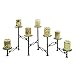 Minuteman International Six Links Wrought Iron Hearth Fireplace Candelabra