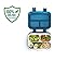 Bento Children's Lunch Box for Elementary School Kids, Boys, Girls by Fenrici, Leakproof, Soup Safe, Light Weight, Microwave, Dishwasher Safe, 2 Free Sets of Utensils, 9in x 7in x 2.5in, Dark Blue