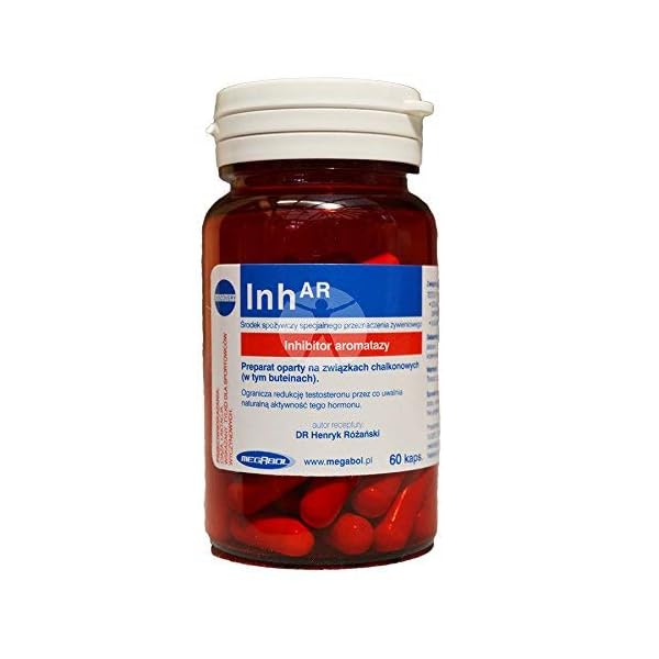 Megabol-Inh-AR-Aromatase-Estrogen-Blocker-60-caps MEGABOL Inh-AR | Inhibitor Aromatase | Estrogen Blocker | Testosterone Booster for Men | Hormone Support | Anabolic…