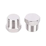 Yoebor Stainless Steel 304 Solid Outer Hex Thread