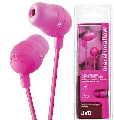 Jvc hafx32p marshmallow earbuds, pink