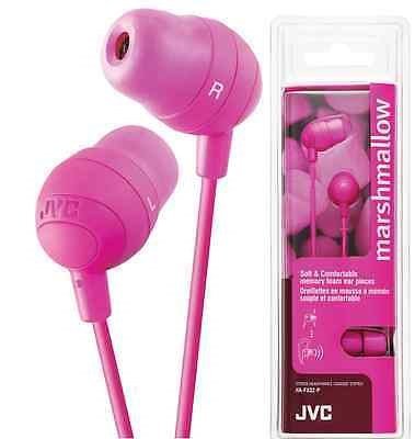 JVC HAFX32P Marshmallow Earbuds, Pink