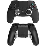 Ps4 Elite Controller, 6 Axis Sensor Modded Custom programmable Dual Vibration Elite PS4/PS3 Wireless Game Controller Joystick with Back Paddles and L3 R3 Buttons for FPS Games,Destiny, Fortnite,WWII