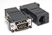 SMAKNÂ 2 Black VGA Extender Adapter to Cat5/cat6/rj45 Cable