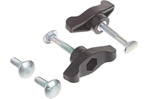 T-Handle Bolt Kit for Toro 38581 38582 38583, Replaces Maxpower 339067 689-00600, Fits Lawn Mower Snow Thrower Parts, Beech W