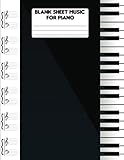 Blank Sheet Music For Piano: 8.5