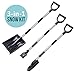 Snow Shovel Kit, multifun 3-in-1 Snow Shovel with Ice Scraper and Snow Brush, 3 Piece Collapsible Design Portable Emergency Snow Shovel Set for Car Truck Camping and Other Outdoor Activities