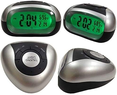 Amazon Com Talking Big Button Clock With Alarm And Temperature With Loud Voice Health Personal Care